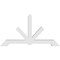 Ekena Millwork Vanguard Architectural Grade PVC Gable Bracket, 96"W x 52"H x 6"D x 6"F, 13/12 Pitch GBP096X52X0606VAN00 - alternate 4